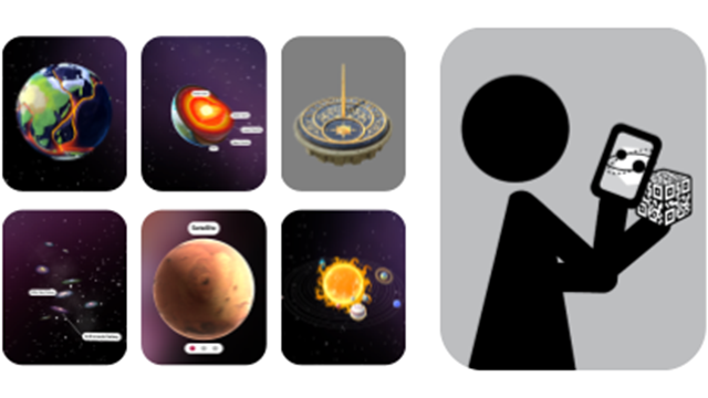 Thumbnail image for publication titled: Augmented reality as a visualization technique for scholarly publications in astronomy: an empirical evaluation