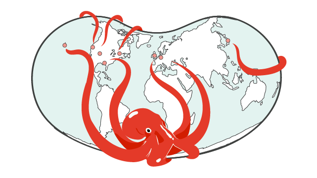 Thumbnail image for publication titled: The many tendrils of the octopus map